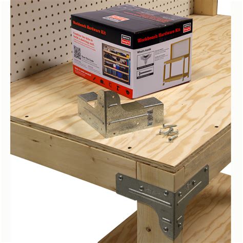 metal workbench brackets|strong tie workbench kit.